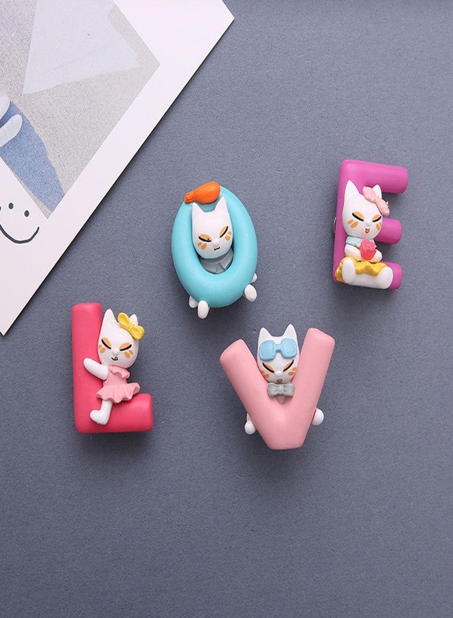 Spiaty Love Cat Home, Car and Office Decor Figurine (Small, Multi, Set of 4) - Image 3